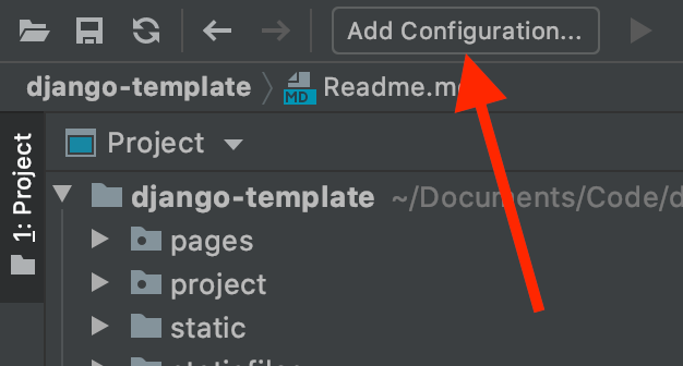 Add run configuration